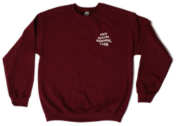 Classic Logo Crewneck Sweater - Maroon